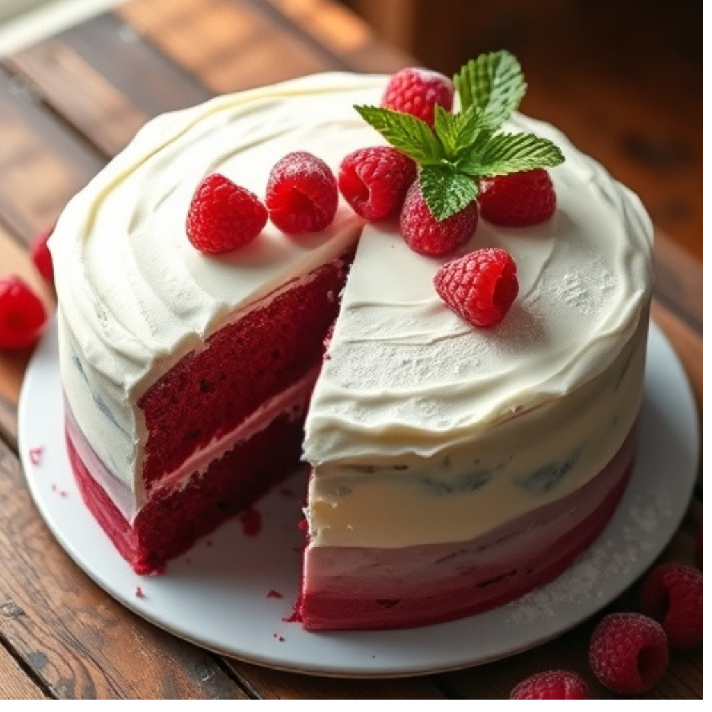 Eggless Red Velvet Cake Recipe